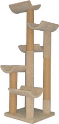 ** OUT OF STOCK **WADE'S CAT TREES MODEL 5P 24" X 24" HEIGHT 76" - WEIGHT 104lbs. SHIP METHOD - PALLET *