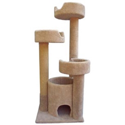 WADE'S CAT TREES MODEL C1B3 22" X 24" HEIGHT 61" - WEIGHT 95lbs UPC 856825001025 SHIP METHOD - PALLET *