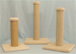 WADE'S CAT TREES MODEL SPOST18 SISAL POST 18"  -N WEIGHT 7lbs UPC 856825001360