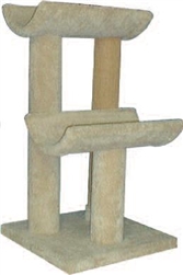 WADE'S CAT TREES MODEL 2P  20" X 20" HEIGHT 37"  - WEIGHT 41lbs UPC 856825001520 SHIP METHOD - PALLET *