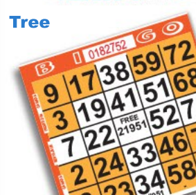 1 ON Bingo Pattern Paper - Order of 500 Sheets