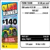 7359M Quad Runner $1.00 Bingo Event Ticket