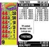 $250 TOP - Form # 7432X Guzzle Puzzle $0.50 Ticket (3-Window)