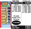 $250 TOP ($5 Bottom) - Form # 7450X Beer Necessities (3-Window)