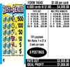 $500 TOP ($5 Bottom) - Form # 7464X Rest In Beach (3-Window)