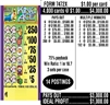 $250 TOP ($5 Bottom) - Form # 7472X King Ace (3-Window)