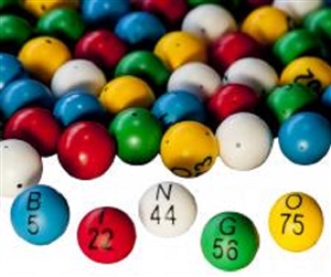 Bingo Balls 7/8" Plastic