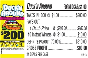 DCA2 Duck'n Around $1.00 Bingo Event Ticket