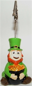 Ceramic Leprechaun Bingo Admission Ticket Holder