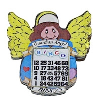 Angel Winner Bingo Pin