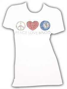 Peace Love and Bingo TShirt