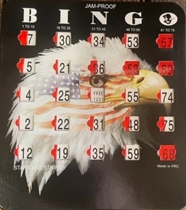 Bingo Shutter Card - Eagle