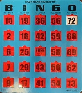 Bingo Jumbo Shutter Card