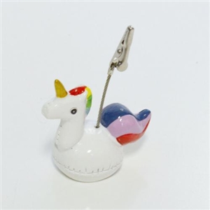 Unicorn Ceramic Bingo Admission Ticket Holder