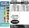 $599 TOP ($5 Bottom) - Form # YM20 Gin & Tonic (3-Window)