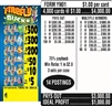 $300 TOP ($5 Bottom) - Form # YN01 Firefly Bucks (3-Window)