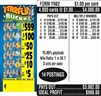 $599 TOP ($5 Bottom) - Form # YN02 Firefly Bucks (3-Window)
