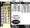 $250 TOP - Form # YZ21 Heroes $0.50 Ticket (3-Window)