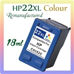 HP 22XL Tri-Coloue Ink Cartridges, HP 22
