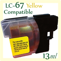Brother LC67 Yellow