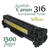 Compatible Canon 316 Yellow