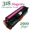Compatible Canon 318 Magenta