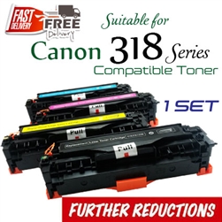 Compatible Canon 318 set