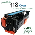 Compatible Canon 418 Cyan