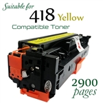 Compatible Canon 418 Yellow