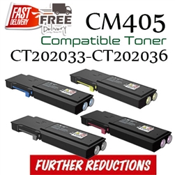 Compatible Fuji Xerox CM405 CP405 CT202033 CT202034, CT202035, CT202036