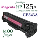 Compatible HP 125A Magenta CB540A CB541A CB542A CB543A