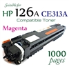 Compatible HP 126A Magenta CE310A CE311A CE312A CE313A