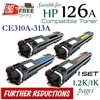 Compatible HP 126A Set CE310A CE311A CE312A CE313A