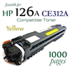 Compatible HP 126A Yellow CE310A CE311A CE312A CE313A