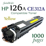 Compatible HP 126A Yellow CE310A CE311A CE312A CE313A