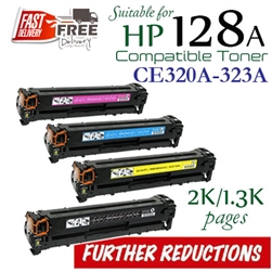 Compatible HP Set 128A CE320A CE321A CE322A CE323A