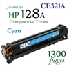 Compatible HP 128A Cyan CE320A CE321A CE322A CE323A