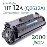Compatible HP 12A 12X Q2612A Q2612X