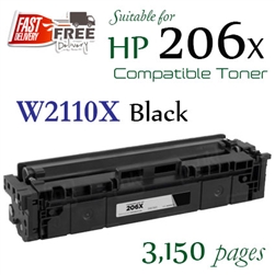 HP206X Bk W2110X