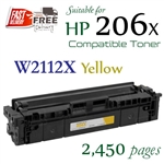 HP206X Yellow W2112X