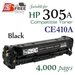 Compatible HP 305A Black CE410A CE410X CE411A CE412A CE413A