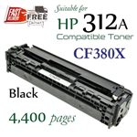 Compatible HP 312X Black CF380A CF380X CF381A CF382A CF383A