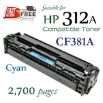 Compatible HP 312A Cyan CF380A CF380X CF381A CF382A CF383A