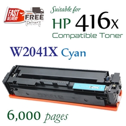 Compatible HP 416X Cyan