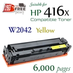 Compatible HP 416X Yellow