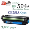 Compatible HP 504A Cyan CE251A