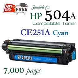 Compatible HP 504A Cyan CE251A