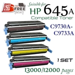 Compatible HP 645A C9730A C9731A C9732A C9733A