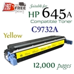 Compatible HP 645A Yellow C9730A C9731A C9732A C9733A