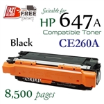 Compatible HP 647A Black CE260A CE261A CE262A CE263A
